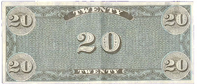 11 - $20 Bill - Type Two (back)
