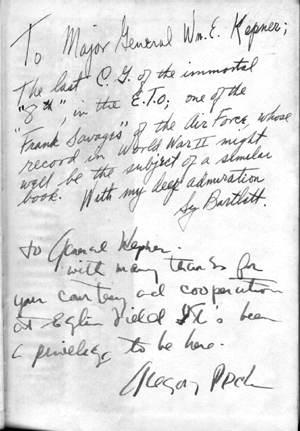 Sy Bartlett & Gregory Peck Signatures